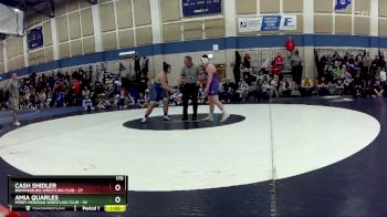 175 lbs Round 1 (4 Team) - Cash Shidler, Brownsburg Wrestling Club vs Amia Quarles, Perry Meridian Wrestling Club