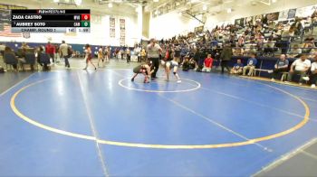 110 lbs Champ. Round 1 - Aubrey Soto, Camarillo vs Zada Castro, Mission Viejo