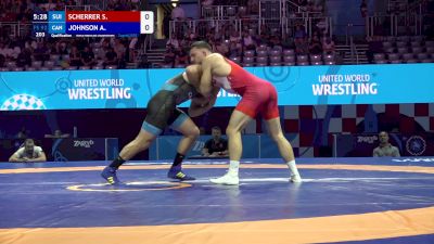 92 kg Qualif. - Samuel Scherrer, Switzerland vs Andrew Terry Musey Johnson, Canada