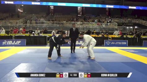 Kiowa M Quillen vs Amanda Gomez 2025 Pan Jiu Jitsu IBJJF Championship