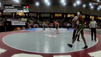 132-2A/1A Quarterfinal - Christian Wright, Milford Mill Academy vs Sam Vissers, Hammond