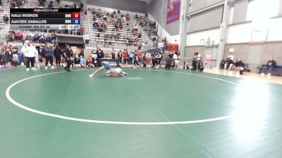 57 kg Champ. Rd Of 32 - Kalli Roskos, MontCo Wrestling Club vs Ajayzee Zaballos, Menlo Wrestling Club