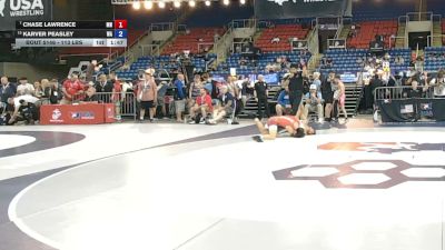 113 lbs Cons. Sub-quarters - Chase Lawrence, Minnesota vs Karver Peasley, Washington