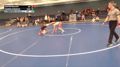 121-131 lbs 1st Place Match - Kamden Robinson, Elm Creek Youth Wrestling Club vs Easton Malleck, Amherst Wrestling Club