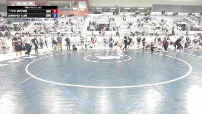 120 lbs 5th Place Match - Lexi Gideon, Kennewick - Braves Wrestling Club vs Jennifer Tian, Cheney Blackhawk Wrestling Club