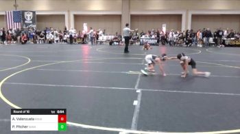 50 lbs Round Of 16 - Aaron Valenzuela, Rough House vs Paxton Pitcher, Sanderson Wr Acd