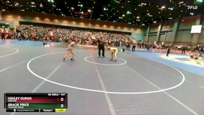 107 lbs Cons. Round 5 - Ashley Dumas, Gregori vs Gracie Price, Thunder Ridge