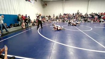 61 lbs Quarterfinal - Jude Brunson, Hilldale Youth Wrestling Club vs Tyler Cole DuPree, Collinsville Cardinal Youth Wrestling