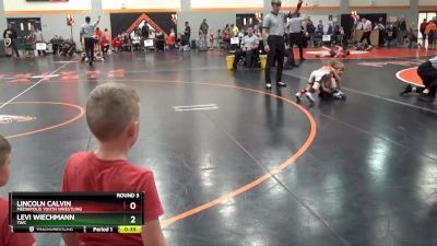 SPW-4 lbs Round 3 - Levi Wiechmann, TWC vs Lincoln Calvin, Mediapolis Youth Wrestling