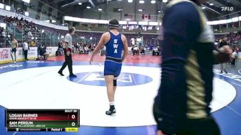 160 lbs Champ. Round 1 - Sam Persun, South Williamsport Area Hs vs Logan Barnes, Union-Endicott Sr HS