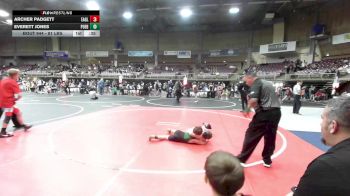 81 lbs 3rd Place - Archer Padgett, Eaglecrest WC vs Everett Jones, Pueblo County WC