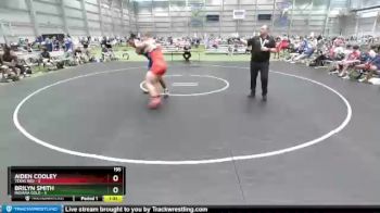 195 lbs Placement Matches (8 Team) - Aiden Cooley, Texas Red vs Brilyn Smith, Indiana Gold