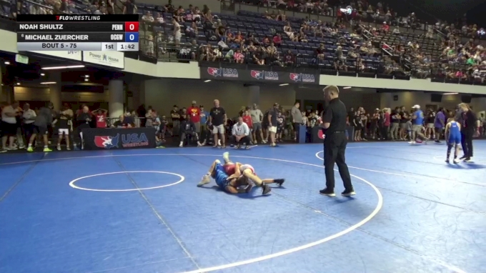 75 lbs Champ. Rd Of 32 - Noah Shultz, Pennsylvania vs Michael Zuercher ...