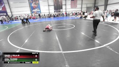 48 lbs Rd# 7- 10:45am Saturday Final Pool - Ezra Taussig, Michigan S.W.A.T vs David J. Villa III, Cali Red