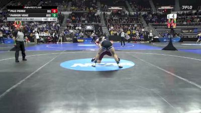 197 lbs Champ. Round 2 - Pilo Perez, Univ. Of Dubuque vs Parker Venz, Augsburg