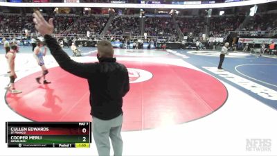 I-108 lbs Semifinal - Cullen Edwards, St Francis vs Cooper Merli, Newburgh