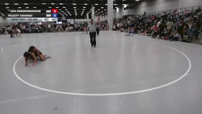 105 lbs Cons. Sub-rd Of 16 - Felicity Tarango, ReZults Wrestling vs Saya Hongmoungkhoune, Alber Athletics Wrestling Club