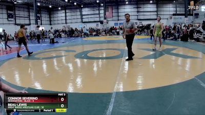 157 lbs Round 2 (3 Team) - Beau Lewis, GREAT BRIDGE WRESTLING CLUB vs Connor Severino, HEADHUNTERS - BLACK