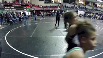 64-70 lbs Cons. Semi - Jersey Long, Hemingford Jr Wrestling Club vs Nory Jackson, O`Neill Leprechaun Wrestling
