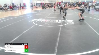 165 lbs Consi Of 8 #1 - Jaxon White, W.A.R. Wrestling Club vs Adrik Thomas, Rough Rider Wrestling