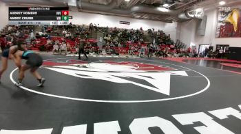 115 lbs Semifinal - Ambry Crumb, Vista Ridge vs Audrey Romero, Vista Peak