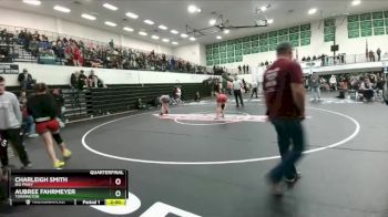 155 lbs Quarterfinal - Charleigh Smith, Big Piney vs Aubree Fahrmeyer, Torrington