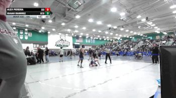 126 lbs Cons. Round 3 - Alex Pereira, Burbank vs Isaiah Ramirez, North Torrance