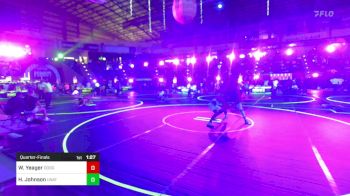 116 lbs Quarterfinal - Wyatt Yeager, Dodge City TC vs Hunter Johnson, Unattached