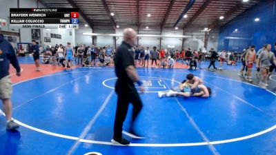 126 lbs Semifinal - Jack Famularo, Grit Mat Club - HS vs Cade Collins, Triumph Blue - HS