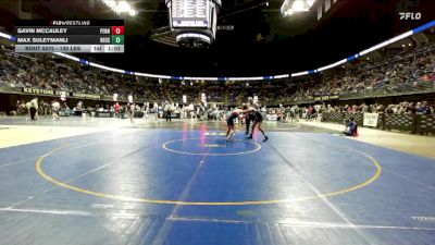 130 lbs Consy 1 - Gavin Mccauley, Penn Manor vs Max Suleymanli, Nehsaminy