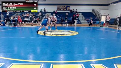 149 lbs Cons. Round 3 - Brad-Lee McAlister, Friends University vs Liam Sherrill, Carl Albert State