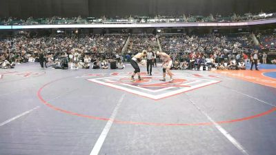1A/2A 215 3rd Place Match - Syler Hall, Pamlico County High School vs Maverick Mora, Avery County