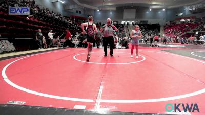 84 lbs Rr Rnd 5 - Paisley Filby, Collinsville Cardinal Youth Wrestling vs Waylon McCaskey, Warhorse Wrestling Club