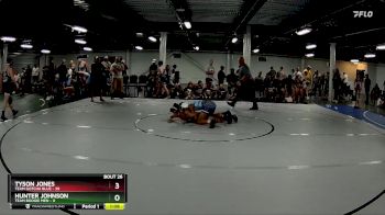 100 lbs Round 7 (8 Team) - Hunter Johnson, Team Boogie Men vs Tyson Jones, Team Gotcha Blue