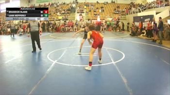 90 lbs Champ. Round 1 - Brandon Slade, Monster Squad Wrestling vs Liam Hepperly, Dayton Bandits