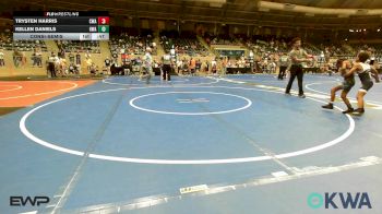 60 lbs Consolation - Trysten Harris, Commandos Wrestling Academy vs Kellen Daniels, HURRICANE WRESTLING ACADEMY