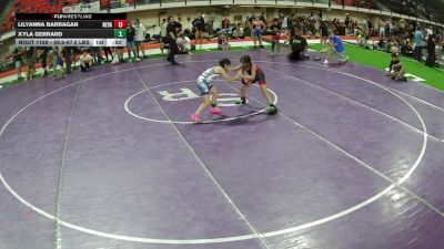 59.9-67.5 lbs Champ. Round 3 - Lilyanna Barragan, Nevada vs Xyla Gerrard