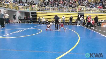 46 lbs Quarterfinal - Koda Williams, Raw Wrestling Club vs Jaxon Camren, Cowboy Wrestling Club