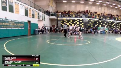 120 lbs Cons. Round 2 - Breaden Manley, MOGADORE vs Tyler Davis, ROOTSTOWN