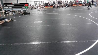 126 lbs Round 3 (4 Team) - Justin Ford, Storm Wrestling Center A vs Peyton Riddle, Cartel