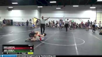 96 lbs Round 5 (8 Team) - Nick Horton, PA Alliance Blue vs Jeff Cemelli, Vougar`s Honors