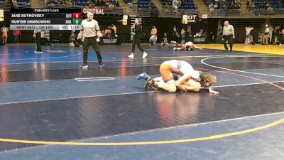 145 lbs Round Of 16 - Jake Buynovsky, Exeter Twp vs Hunter Dembowski, Shaler