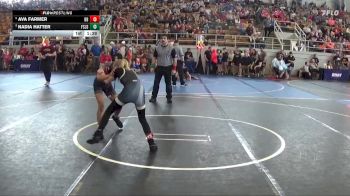 80 lbs Semifinal - Ava Farmer, Logan Elm vs Nadia Hatter, Fremont St Joe Streaks