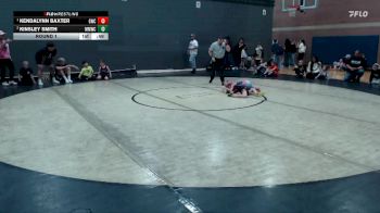 50 lbs Round 1 - Kendalynn Baxter, Grizzly Wrestling Club vs Kinsley Smith, Mountain Man Wrestling Club