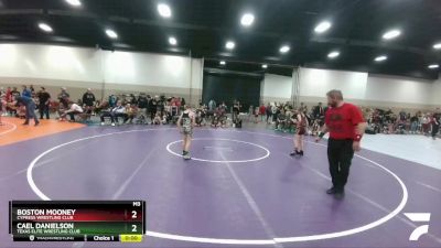 77 lbs Semifinal - Cael Danielson, Texas Elite Wrestling Club vs Boston Mooney, Cypress Wrestling Club