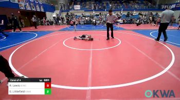 43 lbs Consi Of 4 - Rhett Lewis, Dark Cloud Wrestling Club vs Gauge Littlefield, Coweta Tiger Wrestling