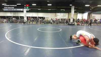 165 lbs Round Of 128 - Camden Baumann, IN vs Jake Rheaume, GA