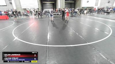 138 lbs Cons. Round 3 - Dylan Lawrence, AWA vs Colton Steldt, Combat W.C. School Of Wrestling