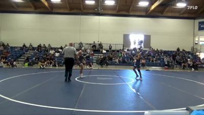 141 lbs Cons. Round 3 - Jeremiah Steele, Menlo College vs Oliver Rivero, Hope International University