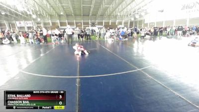 83 lbs Cons. Round 4 - Chasson Bail, Middleton Wrestling Club vs Stihl Ballard, Colorado Outlaws